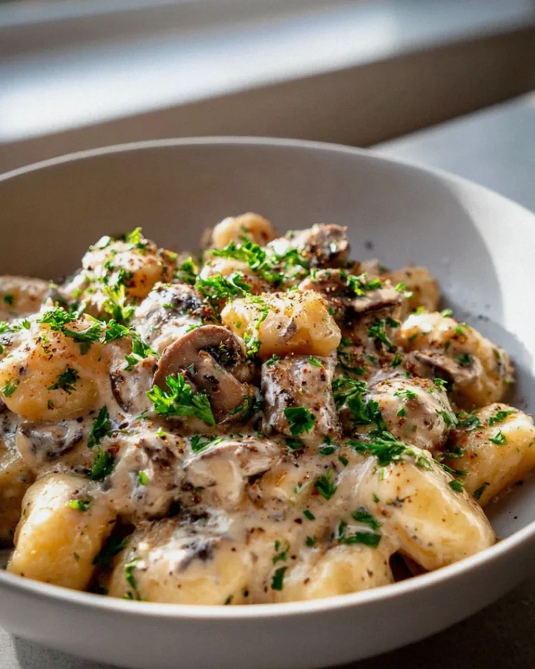 Cremige Pilzsauce für Gnocchi – Ein Genuss für Feinschmecker!