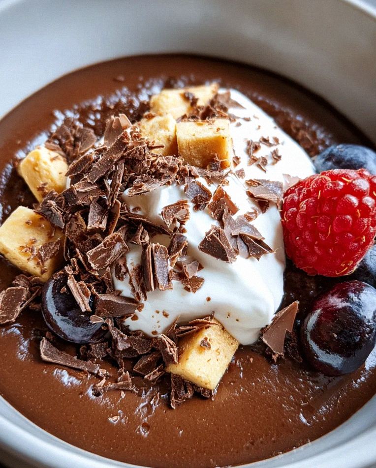 Cremiger Schokoladenpuddingbrei