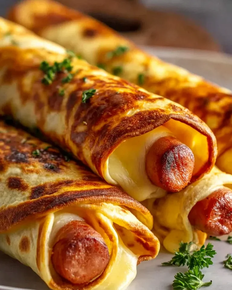 Gebackene Hot Dogs im Tortilla: Schnell, einfach & unwiderstehlich!