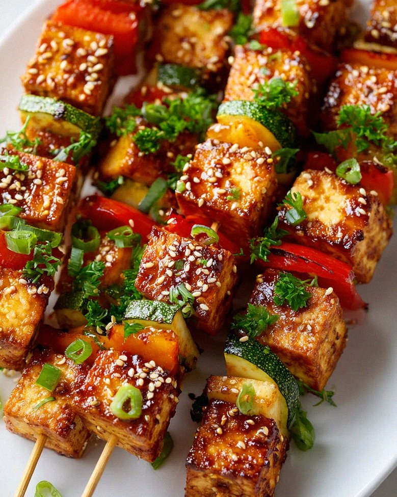 Knusprige Mini Sesam Tofu Spieße: Dein Party-Hit!