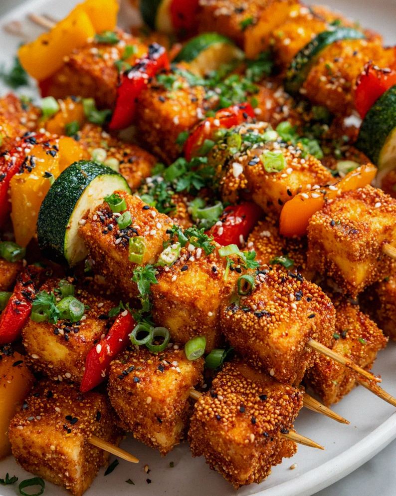 Knusprige Mini Sesam Tofu Spieße: Dein Party-Hit! – Schritt 2