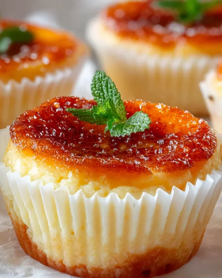 Mini Creme Brulee Käsekuchen Rezept – unwiderstehlich lecker!