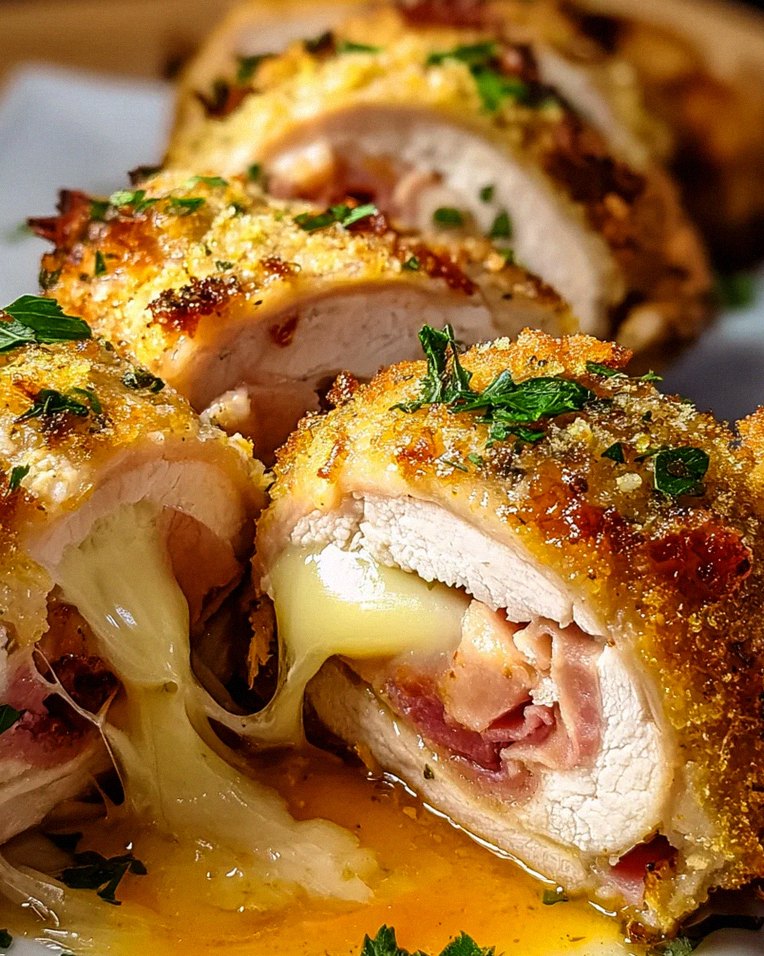 Putenröllchen nach Cordon Bleu Art