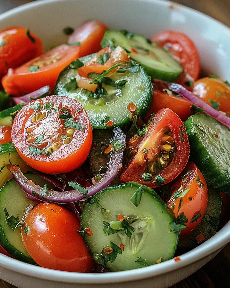 Tomaten-Gurken-Salat