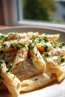 Traumhaft Cremige Nudelpfanne mit feiner Crème fraîche
