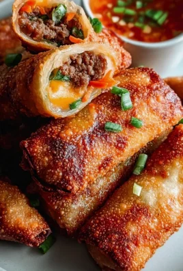 Voodoo Egg Rolls: Pikante Röllchen mit Rindfleisch genießen!