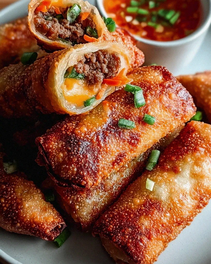 Voodoo Egg Rolls: Pikante Röllchen mit Rindfleisch genießen!